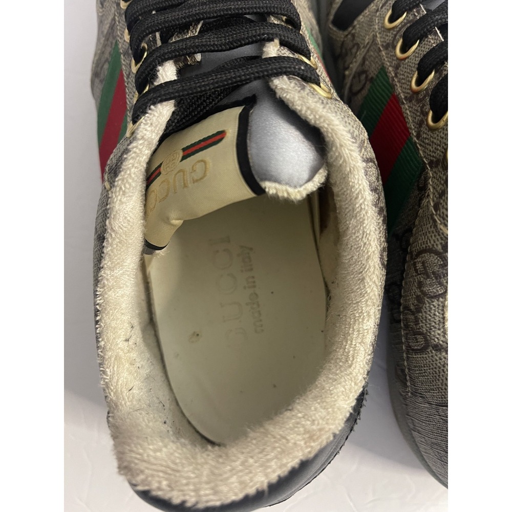 Gucci Screener GG Canvas Low-Top Sneakers Size 10 - Picture 10 of 16